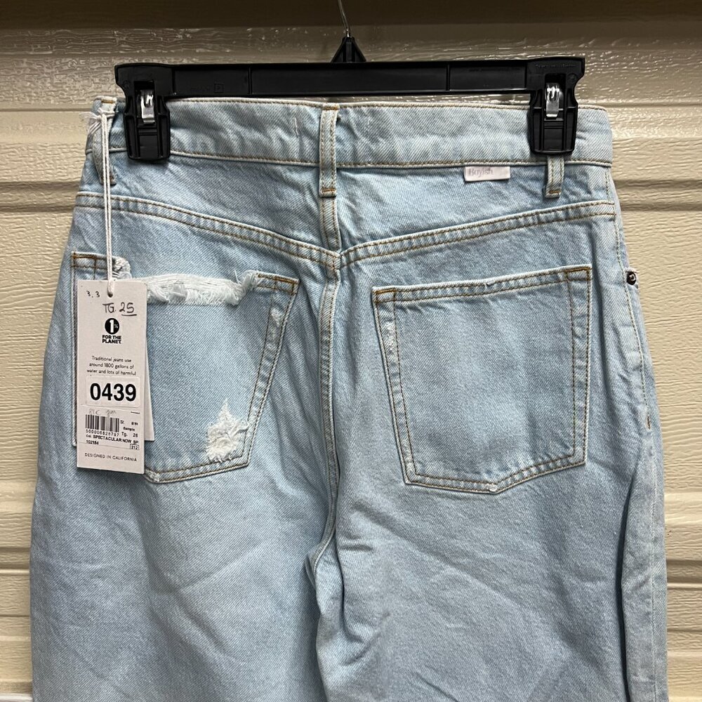Boyish THE TOMMY High-Waisted Rigid Straight Jean Sz 26 in SPECTACULAR NOW - Picture 8 of 12